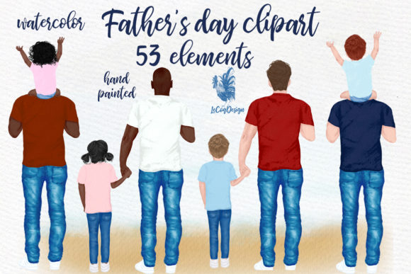 Father’s Day Clipart: A Versatile Graphic Design Asset for Handmade Creations