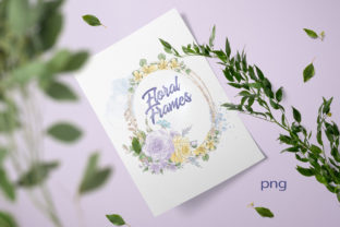 Floral Frames Illustrations for Real Crafting Projects