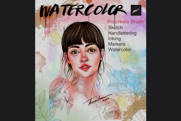 Procreate Watercolor Brush and Brushes