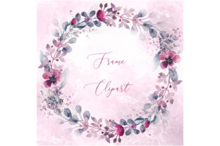 Rose Floral Wreath Illustrations