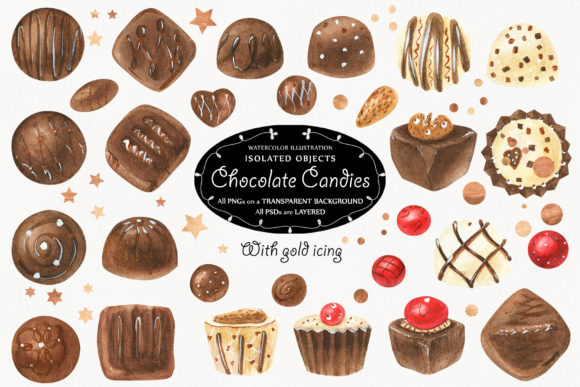 Sweet Life with Watercolor Decorative Elements
