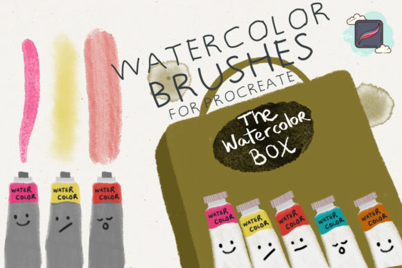 The Procreate Watercolor Box and Brushes