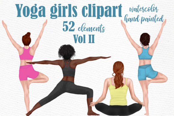 Yoga Girls Clipart for Embroidery: A Designer’s Perspective